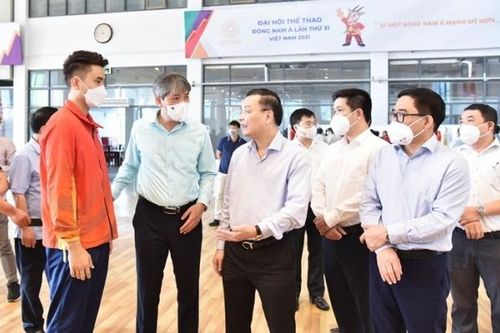Chủ tịch Tp. Hà Nội kiểm tra công tác chuẩn bị cho SEA Games 31