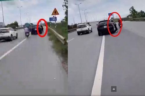 Vụ người phụ nữ đu cửa ô tô trên Quốc lộ 5: Xác định và triệu tập tài xế