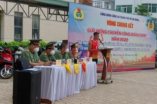 Khai mạc giải bóng chuyền Công đoàn Công an TPHCM