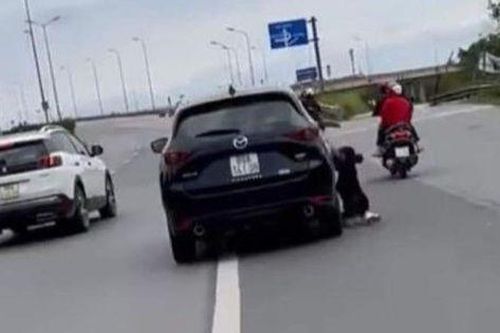 Triệu tập lái xe ô tô kéo lê người phụ nữ trên đường vành đai 3
