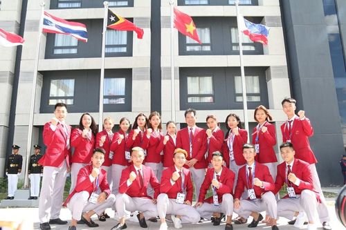 Đoàn Thể thao Việt Nam dự Lễ thượng cờ SEA Games 31 với 31 thành viên