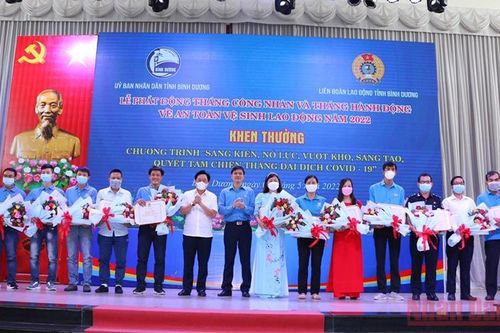 Nhiều hoạt động tại Bình Dương trong Tháng công nhân và Tháng hành động về an toàn, vệ sinh lao động