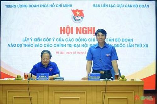 Cựu cán bộ Đoàn góp ý, xây dựng Báo cáo chính trị Đại hội Đoàn toàn quốc lần thứ XII