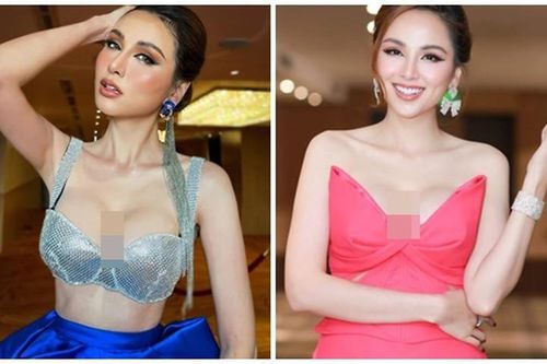 Diễm Hương mặc gợi cảm, khoe vòng một... khiến cánh mày râu 'đổ gục'