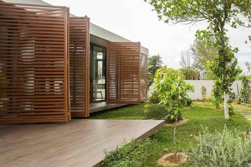 Nhà 1 tầng chống nóng, lọc bụi và cản tiếng ồn ở Quảng Nam khiến ai nhìn cũng mê