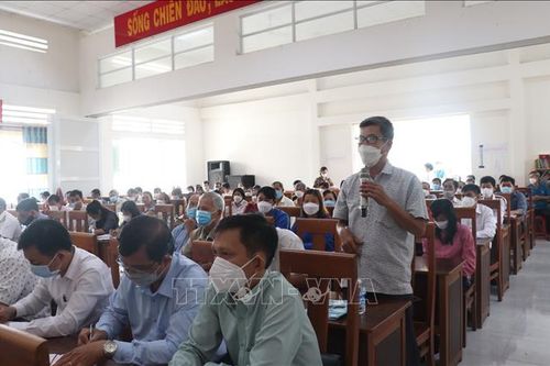 Cử tri Bến Tre kiến nghị nhiều vấn đề liên quan đến nông nghiệp, nông thôn