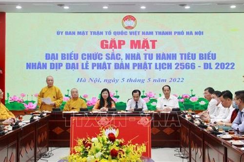 Hà Nội: Gặp mặt đại biểu chức sắc, nhà tu hành tiêu biểu