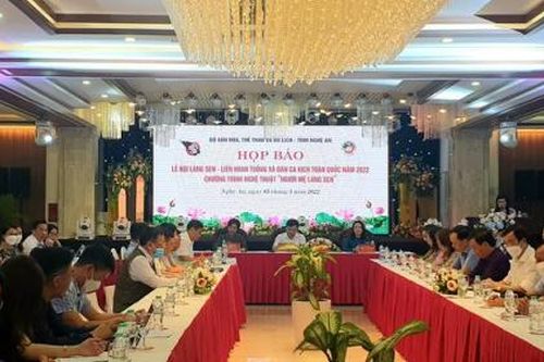 Nghệ An: Tổ chức Lễ hội Làng Sen và Liên hoan Tuồng - Dân ca kịch toàn quốc 2022