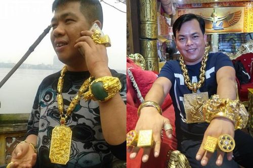 Kết cục 'bi thảm' của 2 đại gia có sở thích đeo vàng khắp người