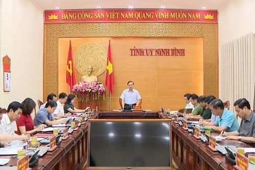 Thường trực Tỉnh ủy Ninh Bình triển khai công tác lãnh đạo thực hiện nhiệm vụ tháng 5/2022