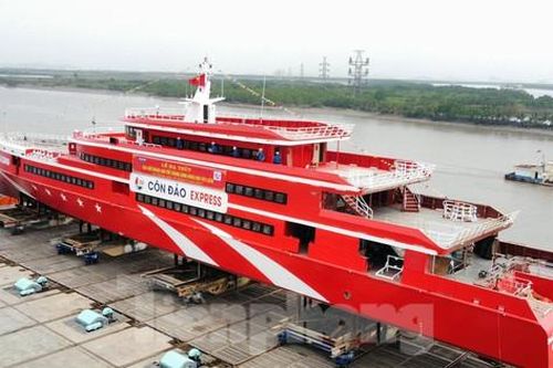 Hải Phòng: Hạ thủy siêu tàu cao tốc sức chứa hơn 1.000 người