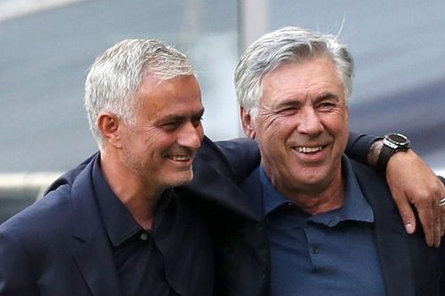 Mourinho chúc Ancelotti cùng Real Madrid đả bại Liverpool