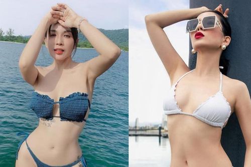 Đường đua bikini chào hè 'nóng' hơn bao giờ hết: 'Nữ hoàng phòng trà' Lệ Quyên 'chặt đẹp' Khả Như