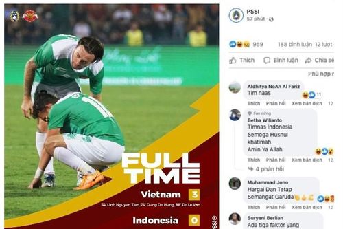 CĐV Indonesia: 'Ngày nào cũng ăn đồ chiên rán thì sao thắng được Việt Nam'
