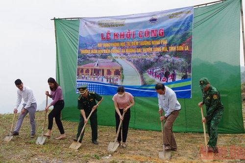 Khởi công xây dựng điểm trường vùng biên giới khó khăn Sơn La