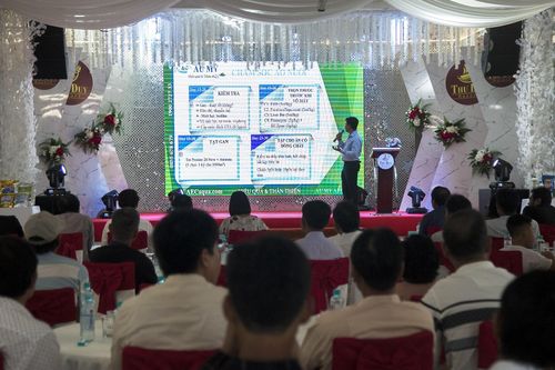 Cà Mau: Công bố mô hình nuôi tôm hiệu quả bền vững của Âu Mỹ AEC