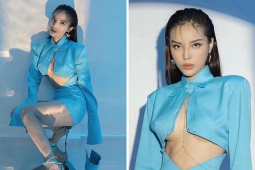 Chiếc váy đại dương làm nên danh hiệu 'nữ hoàng cắt xẻ' cho Kỳ Duyên: Netizen rửa mắt nhìn phát mê