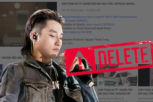 There Is No One At All không phải MV đầu tiên Sơn Tùng bị xóa khỏi Youtube trong sự nghiệp