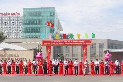 Khánh thành Bệnh viện Đa khoa khu vực Đồng Tháp Mười với quy mô 500 giường bệnh
