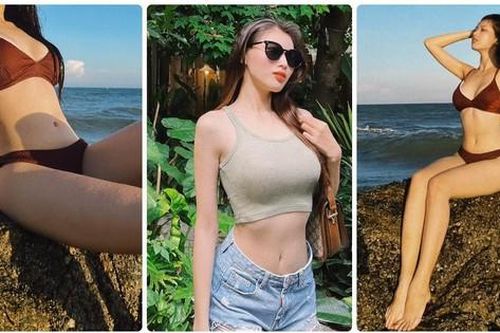 Á hậu Ngọc Thảo trở lại 'đường đua' bikini gây 'bão' mạng