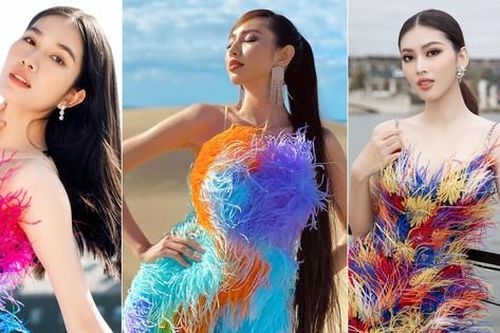 Thùy Tiên, Ngọc Thảo và dàn hậu diện mốt váy lông vũ giữa mùa hè