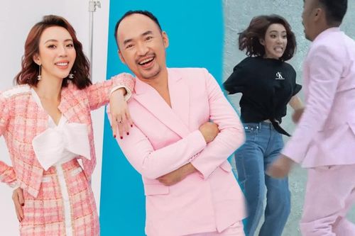 Khi Thu Trang rủ rê Tiến Luật bắt trend Tik Tok 'ôm vào lòng' của Đông Nhi nhưng cái kết nó lạ lắm