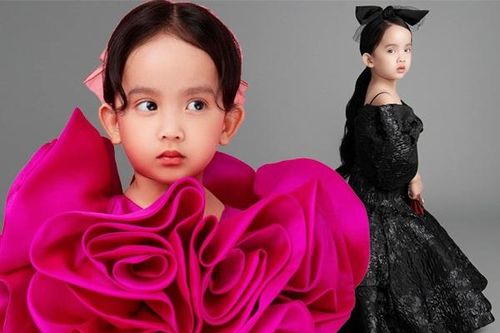 Con gái Đỗ Mạnh Cường tròn 3 tuổi xinh như con tiên, bố tặng cả 'núi' váy áo ăn mừng
