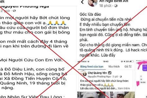 Cảnh báo chiêu trò kêu gọi từ thiện trên mạng xã hội để lừa đảo