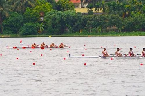 Việt Nam dẫn đầu 6 nội dung vòng loại đua thuyền nhẹ SEA Games 31