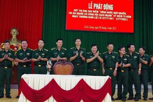 Bộ đội Biên phòng Kiên Giang phát động đợt thi đua cao điểm 'Uống nước nhớ nguồn, tri ân người có công với cách mạng'