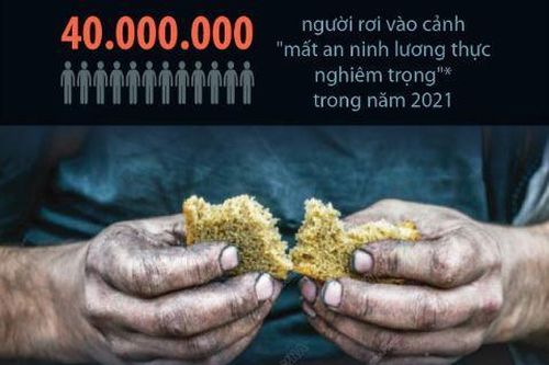 Gần 193 triệu người đối mặt tình trạng thiếu ăn