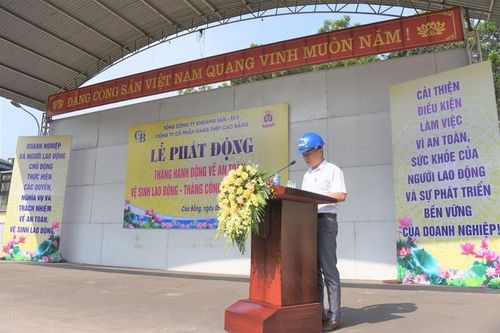 Gang thép Cao Bằng hưởng ứng Tháng hành động về ATVSLĐ - Tháng Công nhân 2022