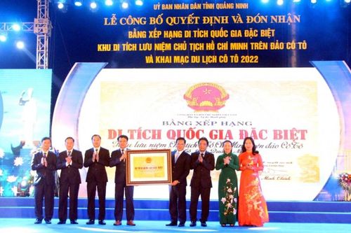 Quảng Ninh: Đón nhận Bằng xếp hạng Di tích quốc gia đặc biệt Khu lưu niệm Chủ tịch Hồ Chí Minh trên đảo Cô Tô