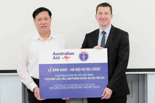 Tiếp nhận hơn 7,2 triệu liều vaccine Covid-19 do Australia tài trợ