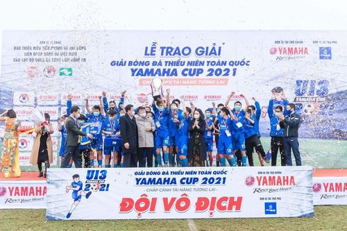 37 đội bóng thiếu niên tham dự Giải U13 Yamaha Cup 2022
