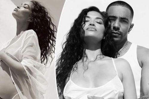 Siêu mẫu nội y Shanina Shaik tung ảnh bán nude báo tin mang thai