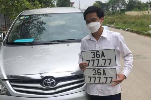 Mua xe cũ 300 triệu, người đàn ông Thanh Hóa bấm được biển ngũ quý 7