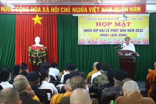 Vĩnh Long: Chúc mừng nhân dịp Đại lễ Phật đản Phật lịch 2566 - Dương lịch 2022