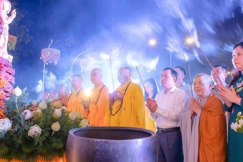 Phật giáo tỉnh Thanh Hóa tổ chức Đại lễ Phật đản Phật lịch 2566 tại chùa Đại Bi