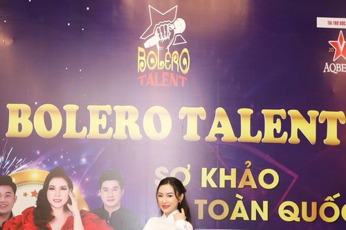 Hoa hậu Vũ Ngọc Anh quyến rũ trong buổi sơ khảo Bolero Talent 2022