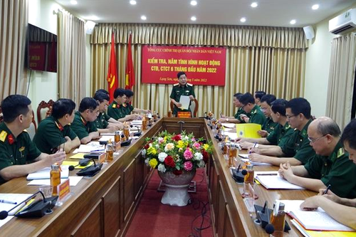 Đoàn công tác Tổng cục Chính trị QĐND Việt Nam kiểm tra BĐBP Lạng Sơn