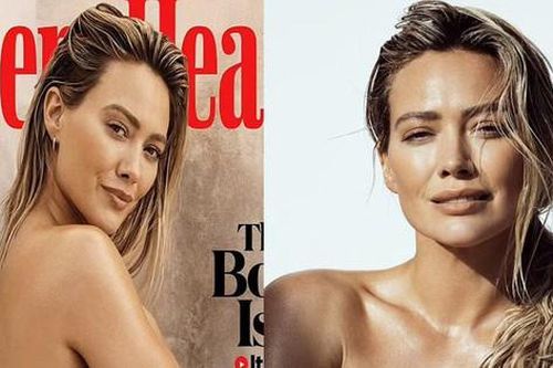 Hilary Duff khỏa thân trên bìa tạp chí, ba lần sinh nở vẫn 'vạn người mê'