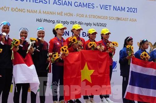 Đua thuyền nữ Việt Nam giành 2 HCV