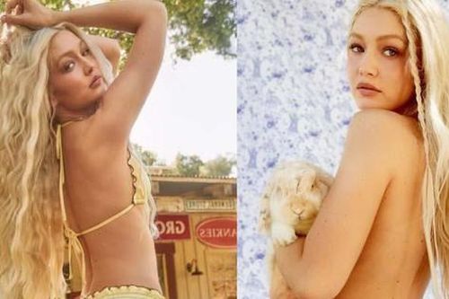 Gigi Hadid bán nude gợi cảm với bikini, nhan sắc gái một con ngày càng 'thăng hạng'