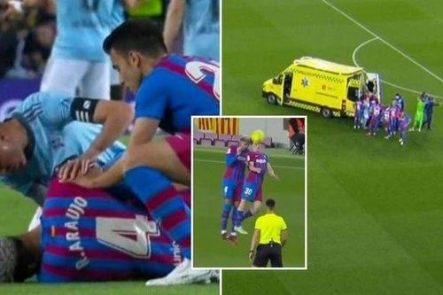 Tình trạng mới nhất của Araujo khiến CĐV Barca có thể yên tâm