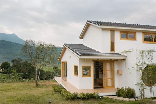 'Trốn phố' lên Ba Vì xây biệt thự song lập kiểu Nhật đẹp như tranh