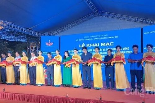 Kết nối sản xuất và tiêu dùng bền vững sản phẩm làng nghề Hà Nội năm 2022