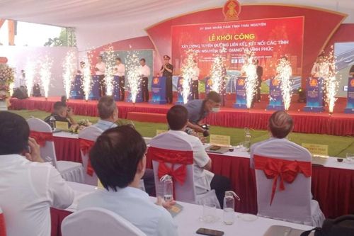 Khởi công đường liên kết Thái Nguyên-Bắc Giang-Vĩnh Phúc