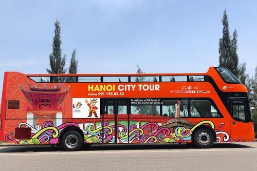 Miễn phí tham quan Hà Nội bằng xe buýt 2 tầng cho đại biểu dự SEA Games 31
