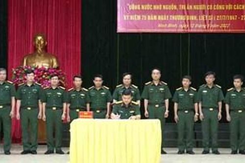 Các cơ quan, đơn vị phát động thi đua 'Uống nước nhớ nguồn, tri ân người có công với cách mạng'